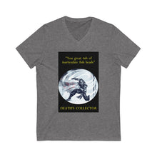 Load image into Gallery viewer, "Great Tub of Inarticulate Fish Heads" Unisex Jersey Short Sleeve V-Neck Tee