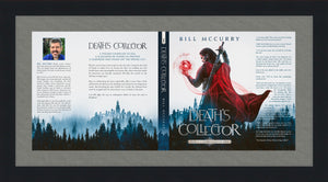 Limited Edition Framed Wall Display of the Death's Collector Dust Jacket - signed and numbered