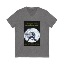 Load image into Gallery viewer, &quot;Great Tub of Inarticulate Fish Heads&quot; Unisex Jersey Short Sleeve V-Neck Tee
